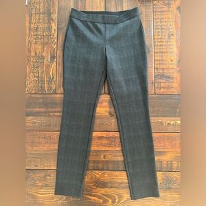 Max Studio black and gray plaid stretch pants. Size S. GUC.